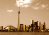 Toronto Skyline Megapixel Warm Image